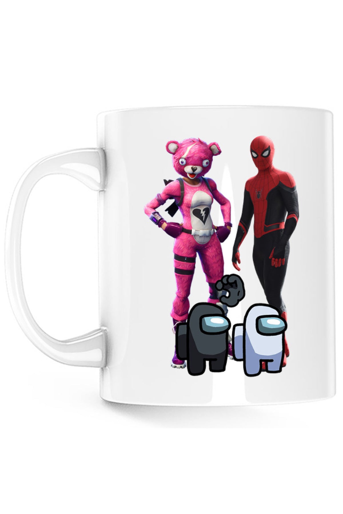 Cana Fortnite Pink Rabbit Skin Easter Event Spiderman Cool, alba, 330 ml