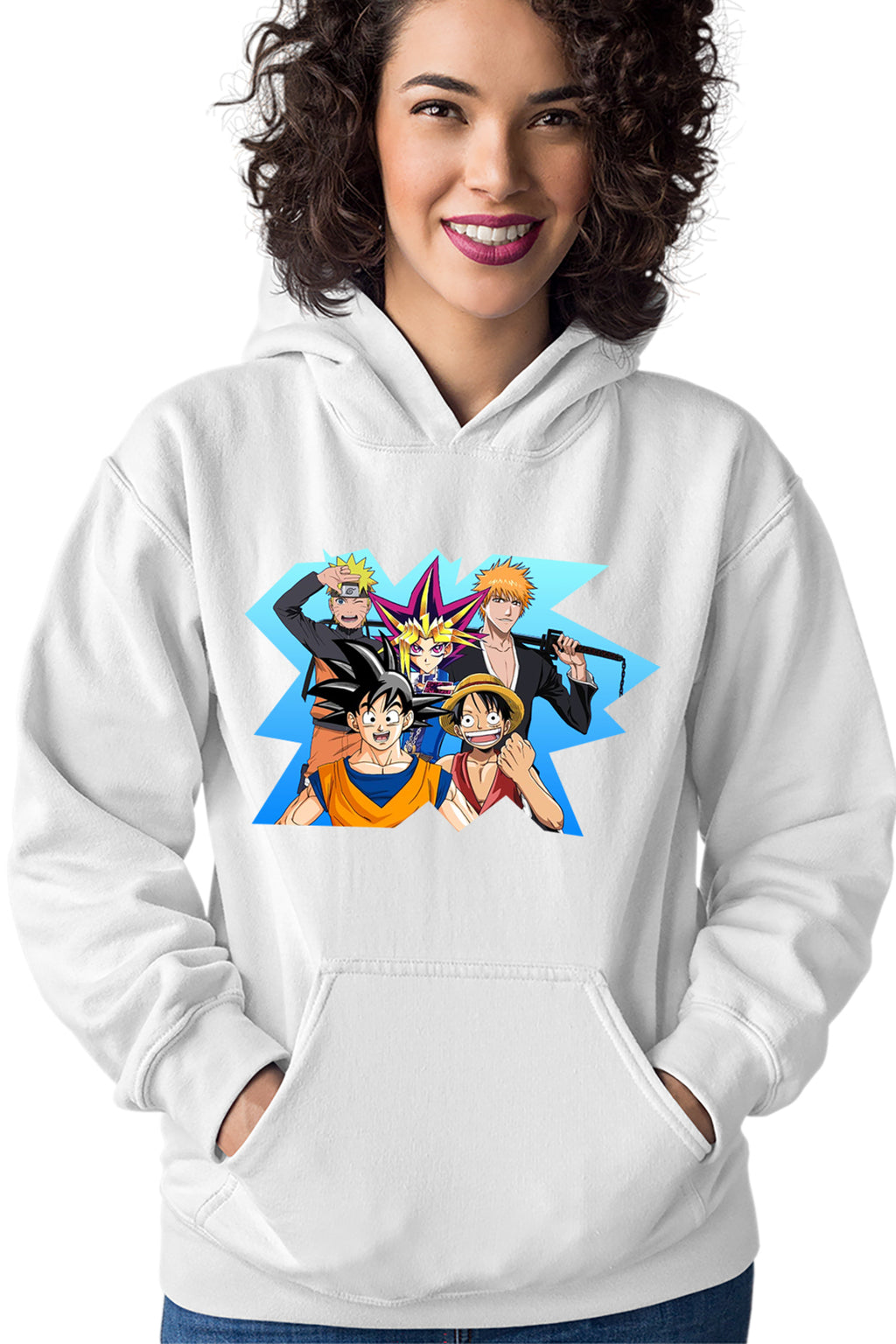 Hanorac dama Bleach Naruto Songoku OnePiece Luffy Boruto