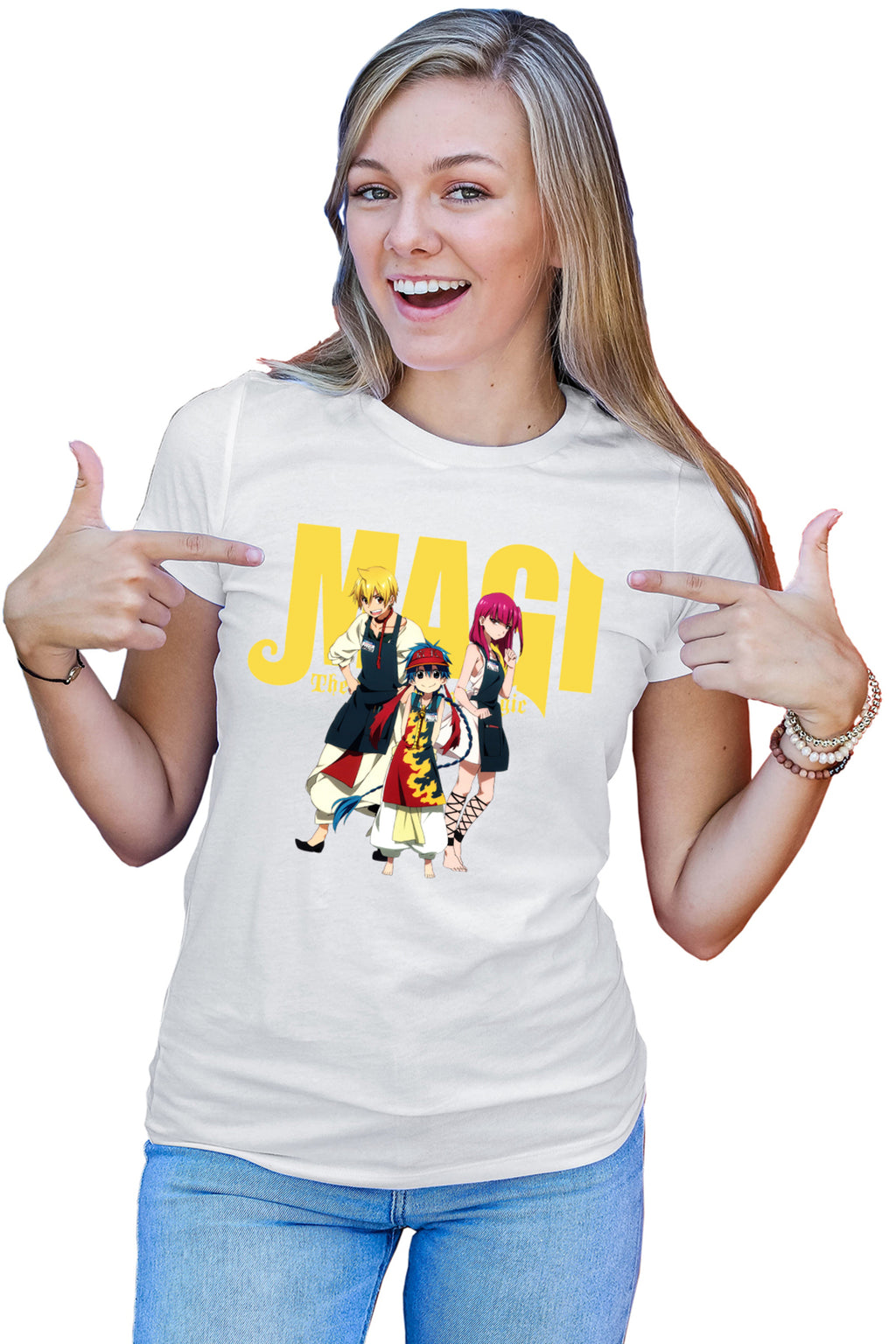 Tricou dama Magi The Labyrinth of Magic Shinobu Ohtaka Anime