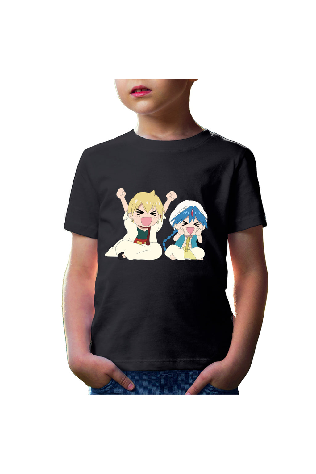 Tricou copii Magi The Labyrinth of Magic Alibaba Alladin Cute Faces