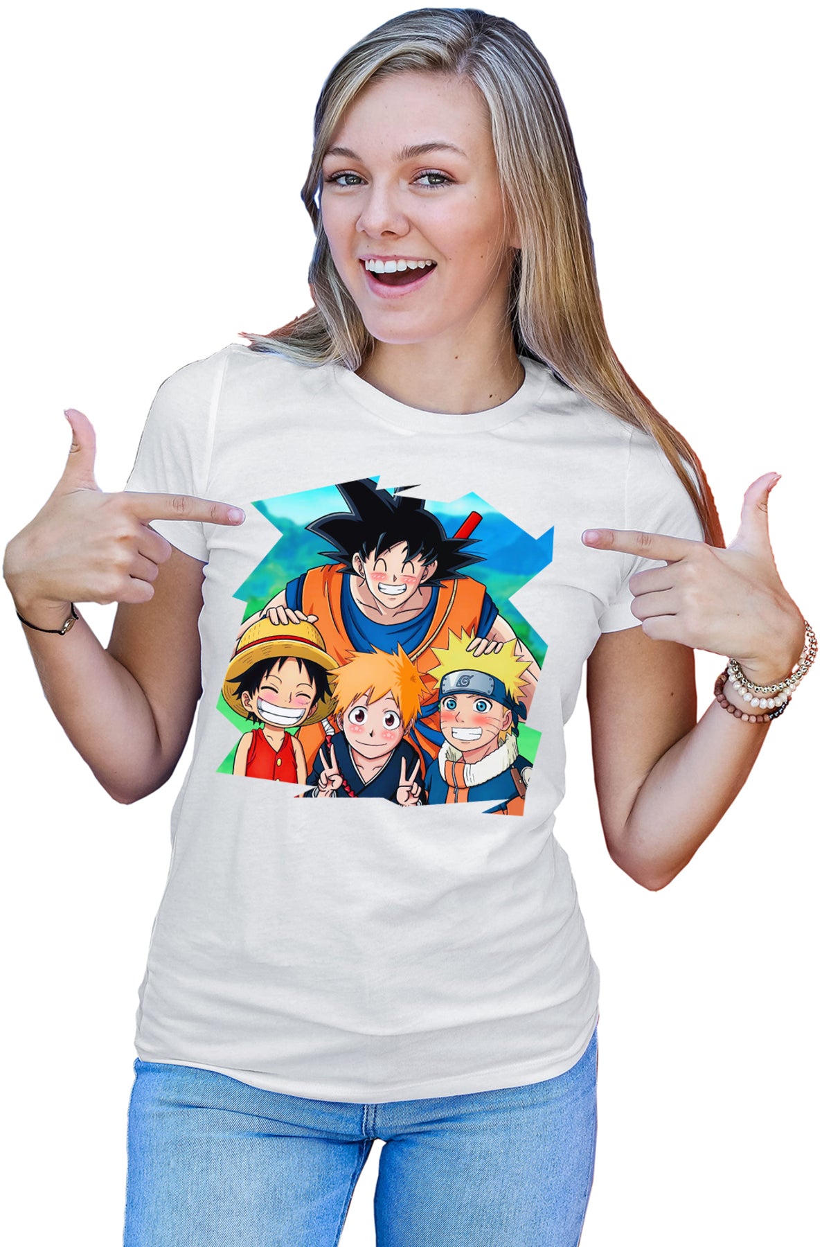 Tricou dama Bleach Dragon Ball Z One Piece Animekage Naruto