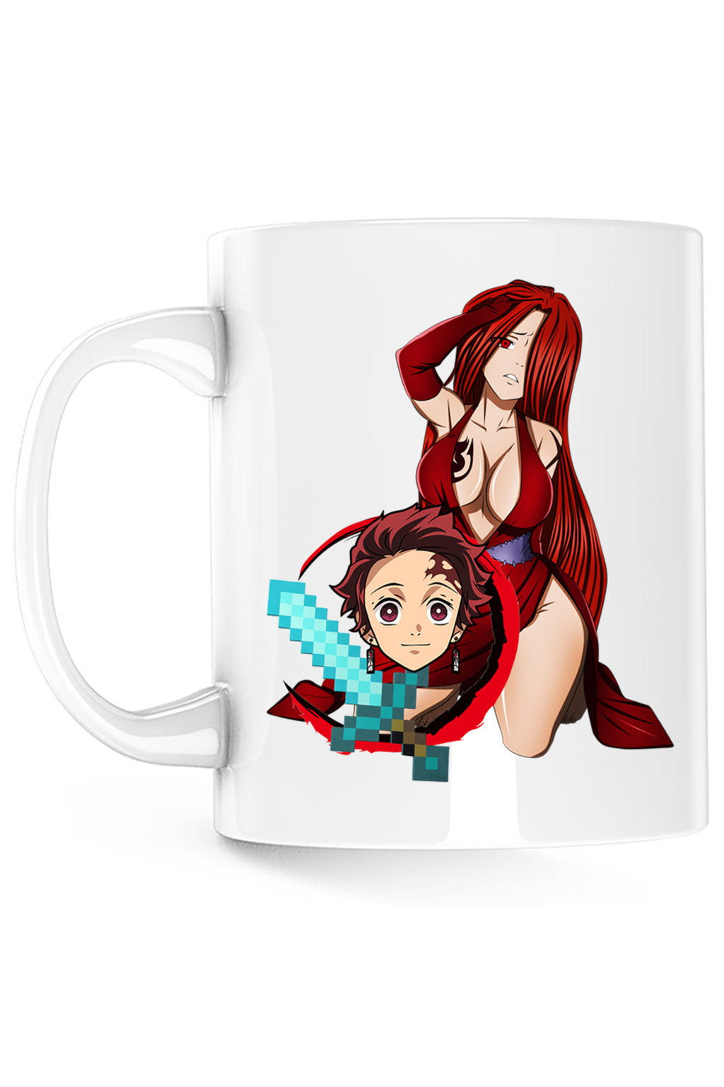 Cana Fairy Tail Demon Slayer Erza Tanjirou Minecraft, alba, 330 ml