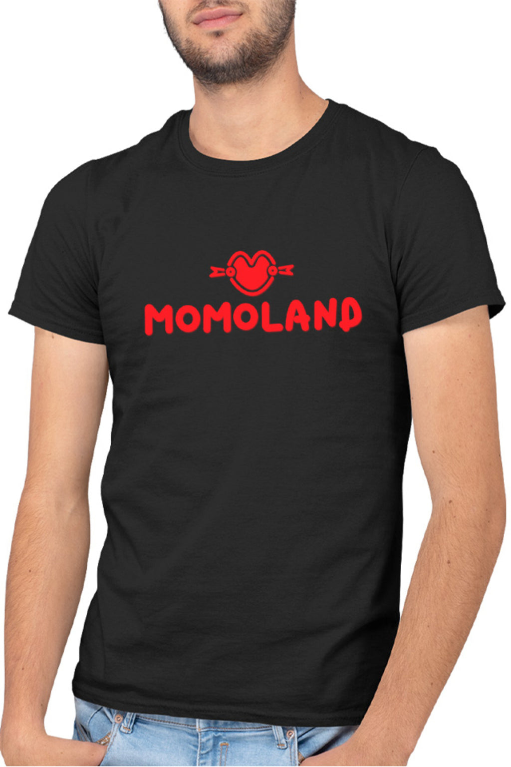 Tricou barbati Momoland Logo K-Pop Popular Idols Beautiful Korea