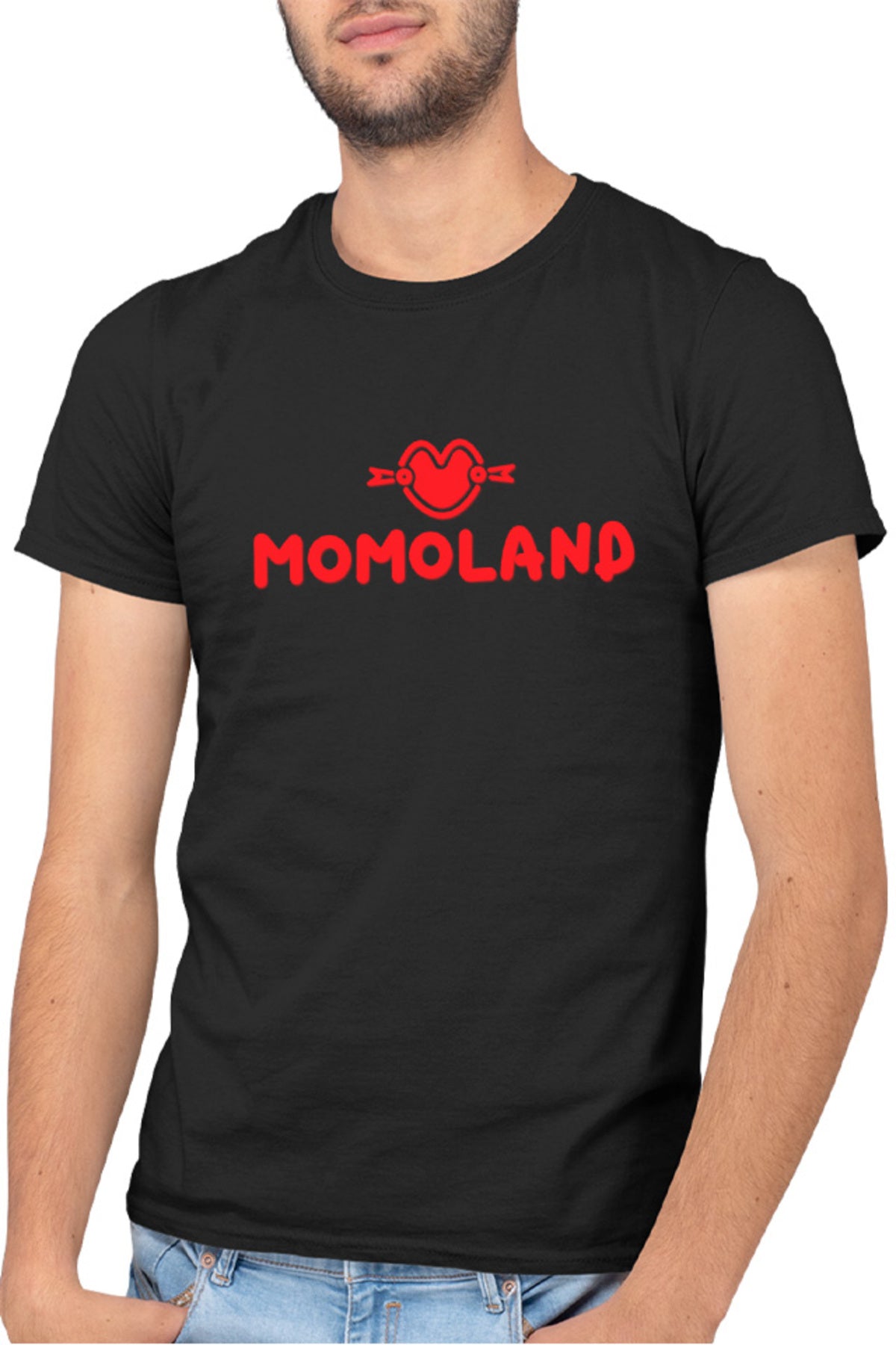 Tricou barbati Momoland Logo K-Pop Popular Idols Beautiful Korea