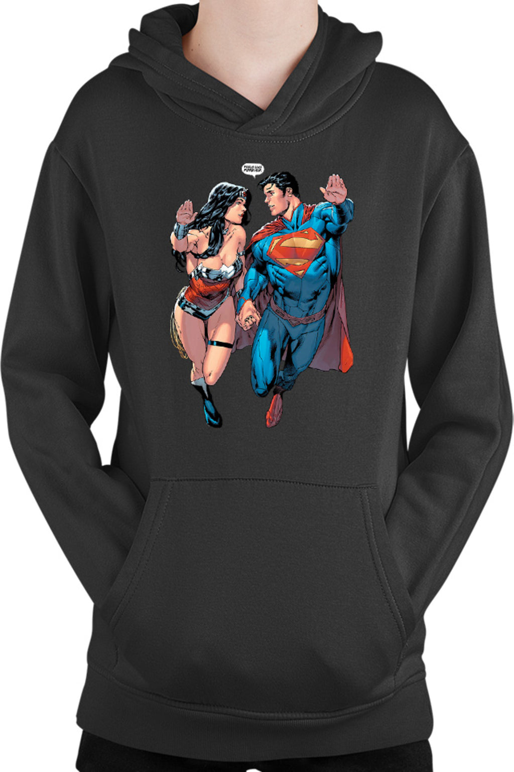 Hanorac copii Wonder Woman Superman Lovers Superpowers American Heroes