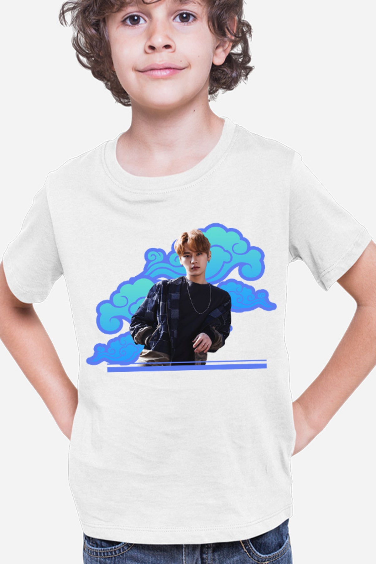 Tricou copii Stray Kids Casual Seungmin Idol Concert Music Feels