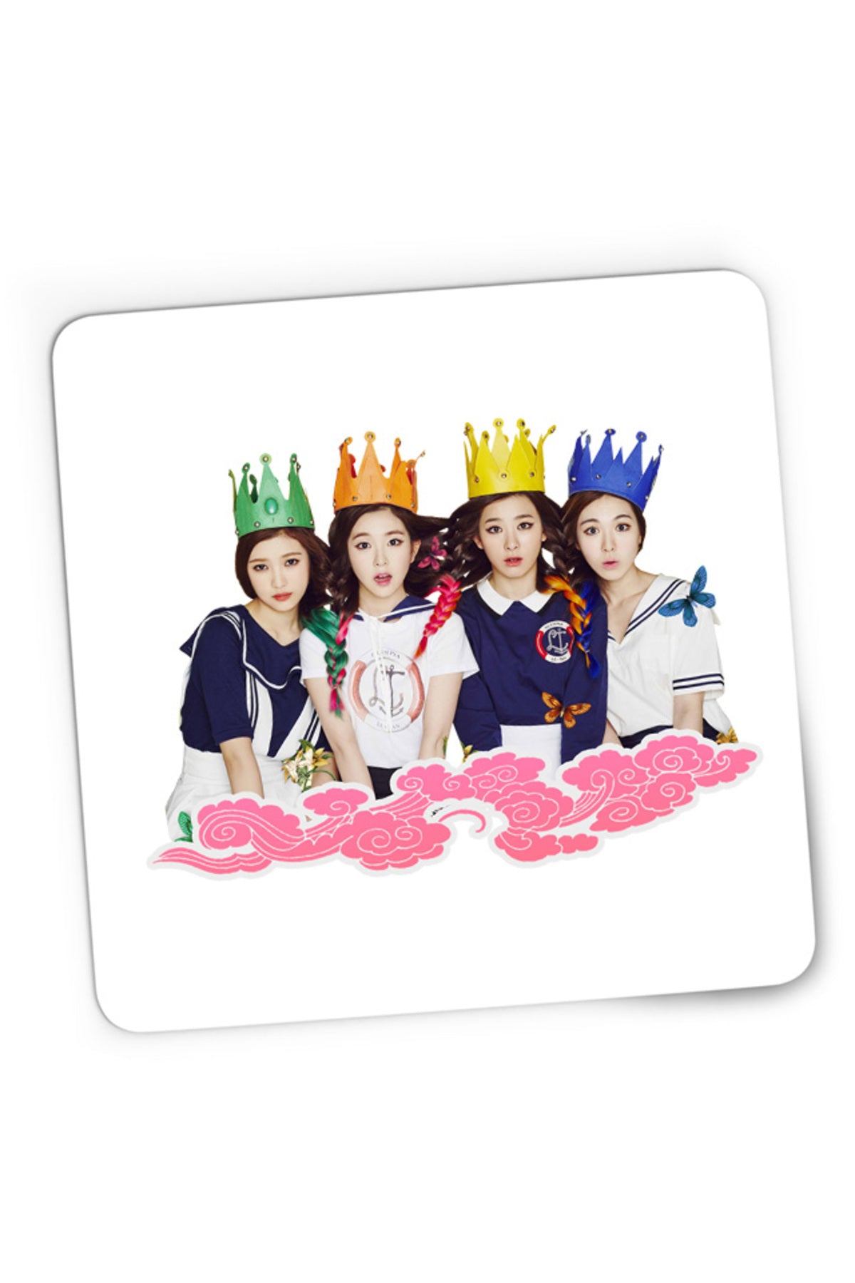 Mousepad Gaming Red Velvet K-Pop Happiness Seulgi Bae Irene Yeri, 21x19 cm