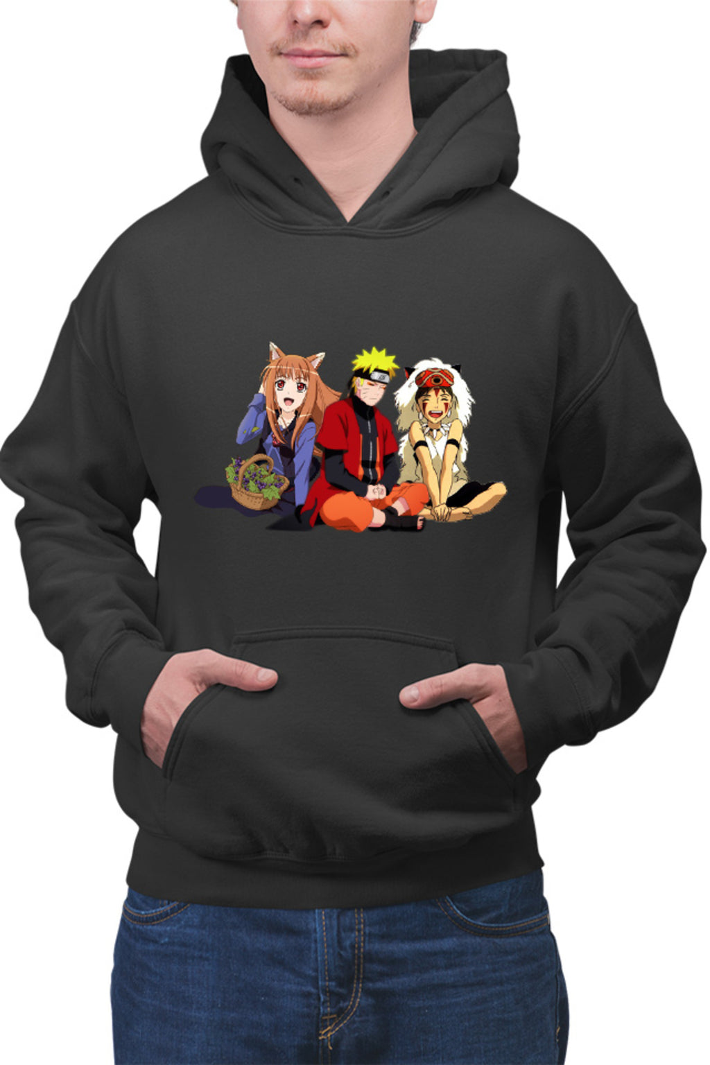 Hanorac barbati Spice And Wolf Holo Naruto Anime Eater