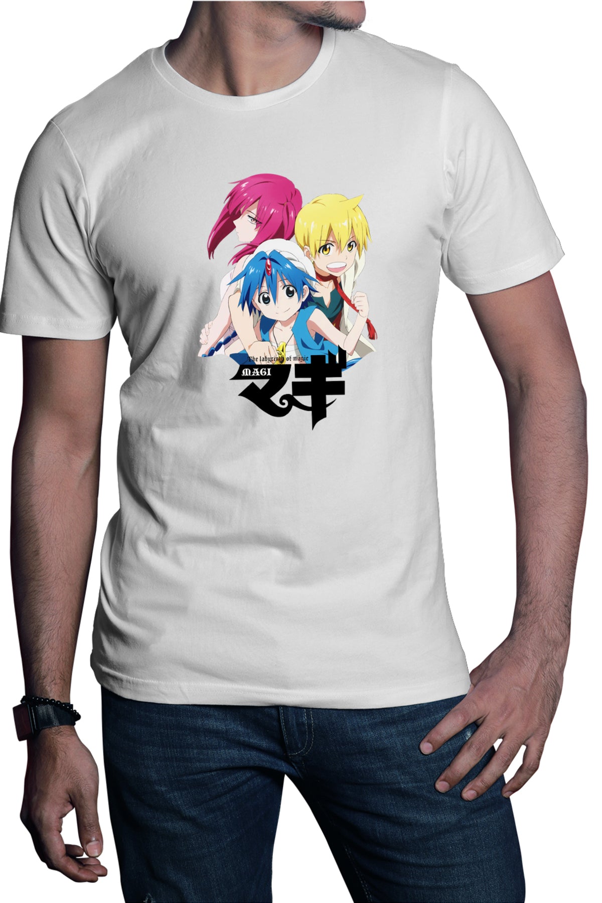 Tricou barbati Magi The Labyrinth of Magic Wonder Red Hair Sad