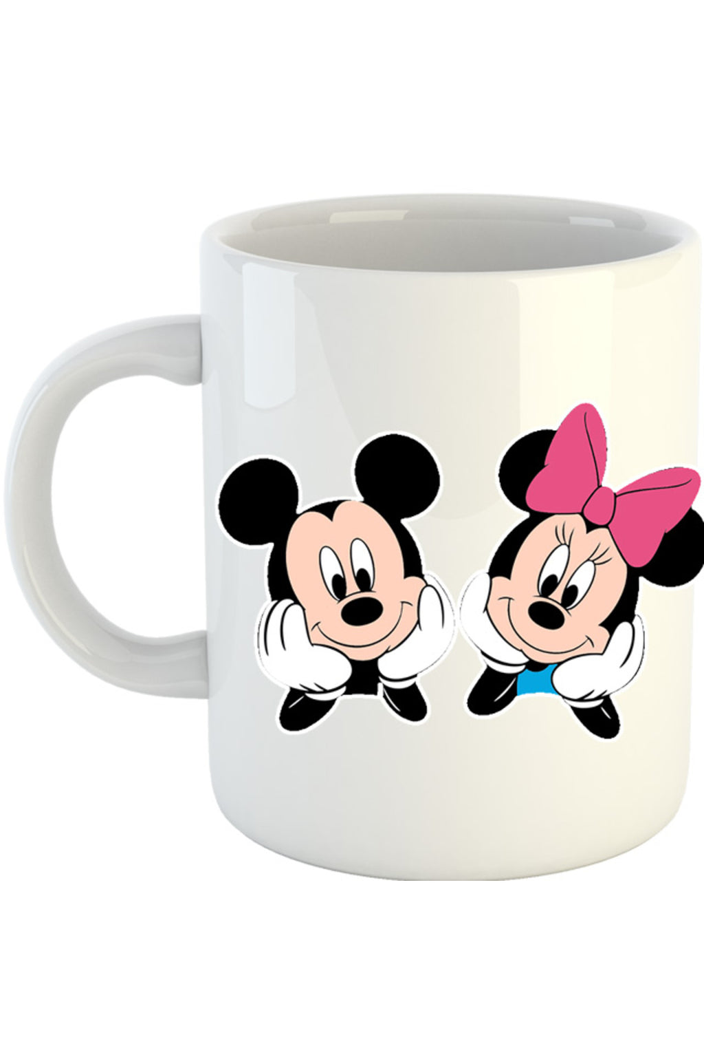 Cana Mickey Mouse Minnie Couple Love Cute, alba, 330 ml