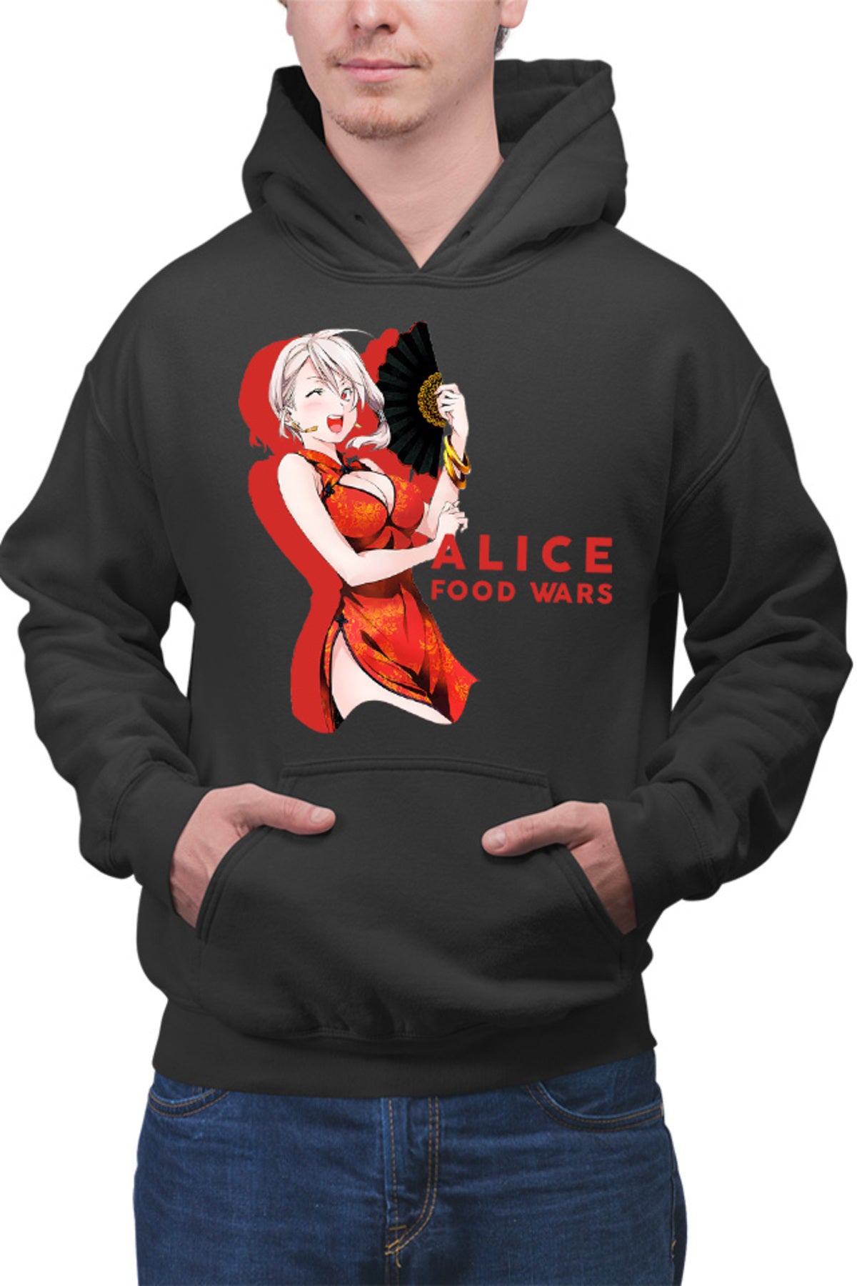 Hanorac barbati Food Wars Alice Fan Chinese Dress Animeuri