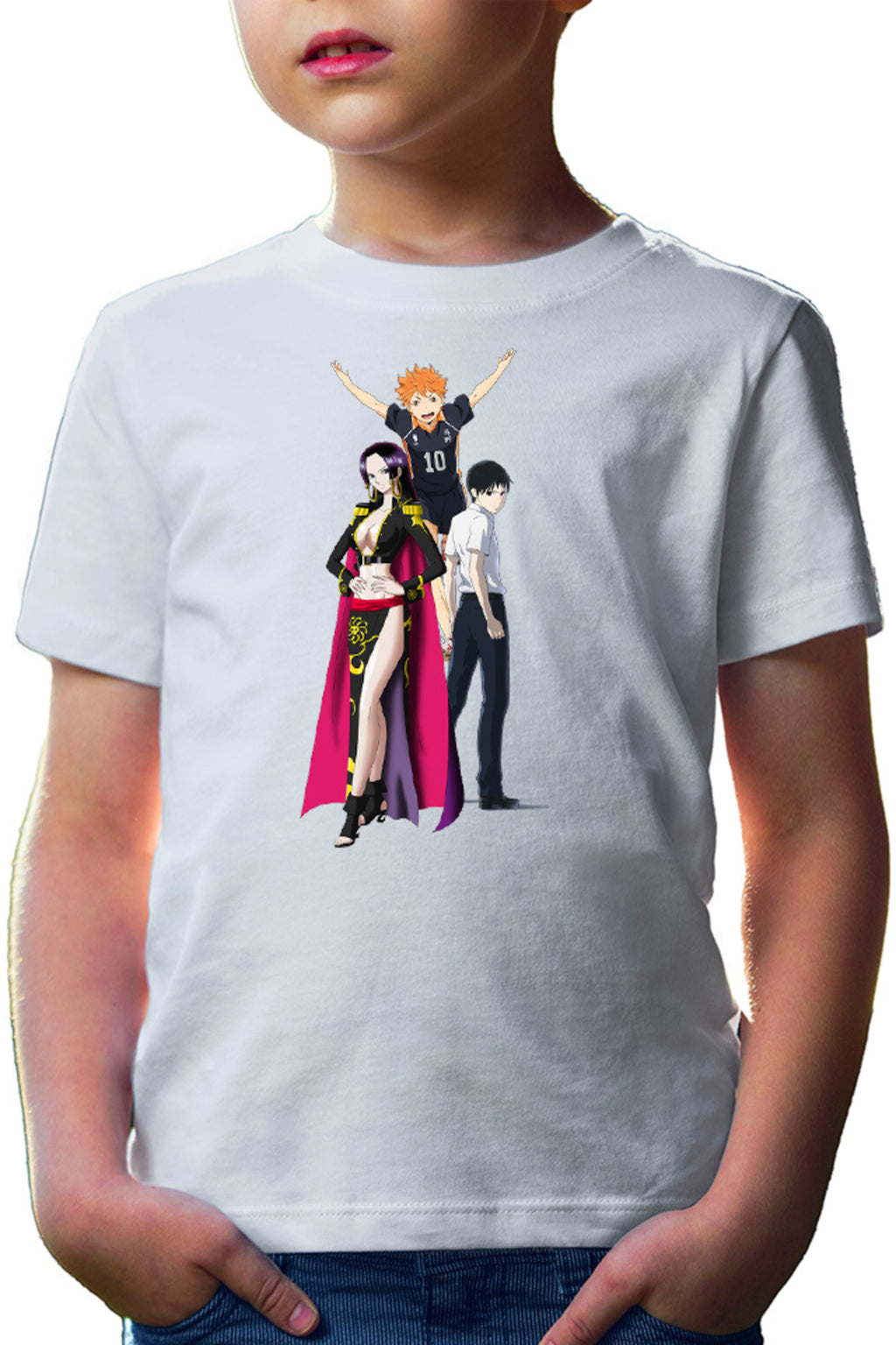 Tricou copii Ajin Kei One Piece Haikyuu Sport Fantasy Horror