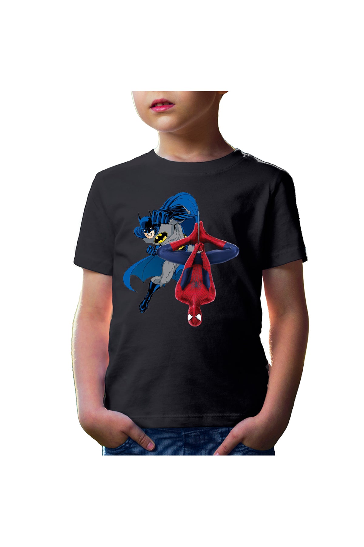 Tricou copii Batman Spiderman Bruce Spirit Cosplay Marvel