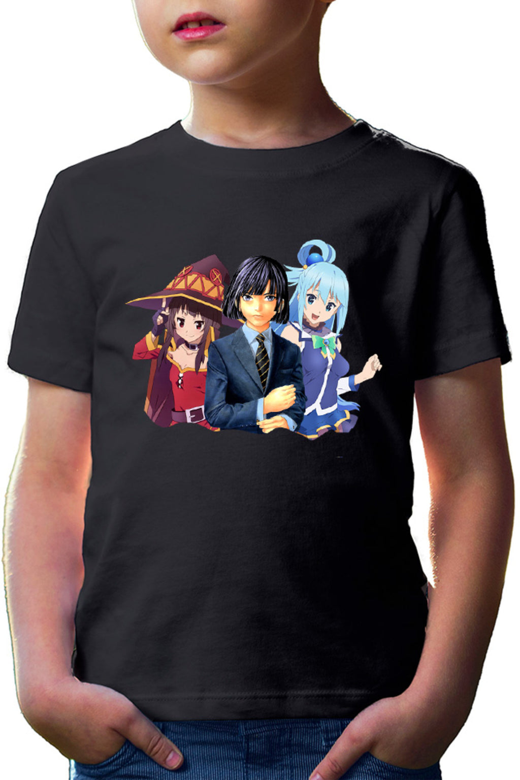 Tricou copii Hikaru no Go Akira Aqua Megumi Konosuba God Magic Paranormal