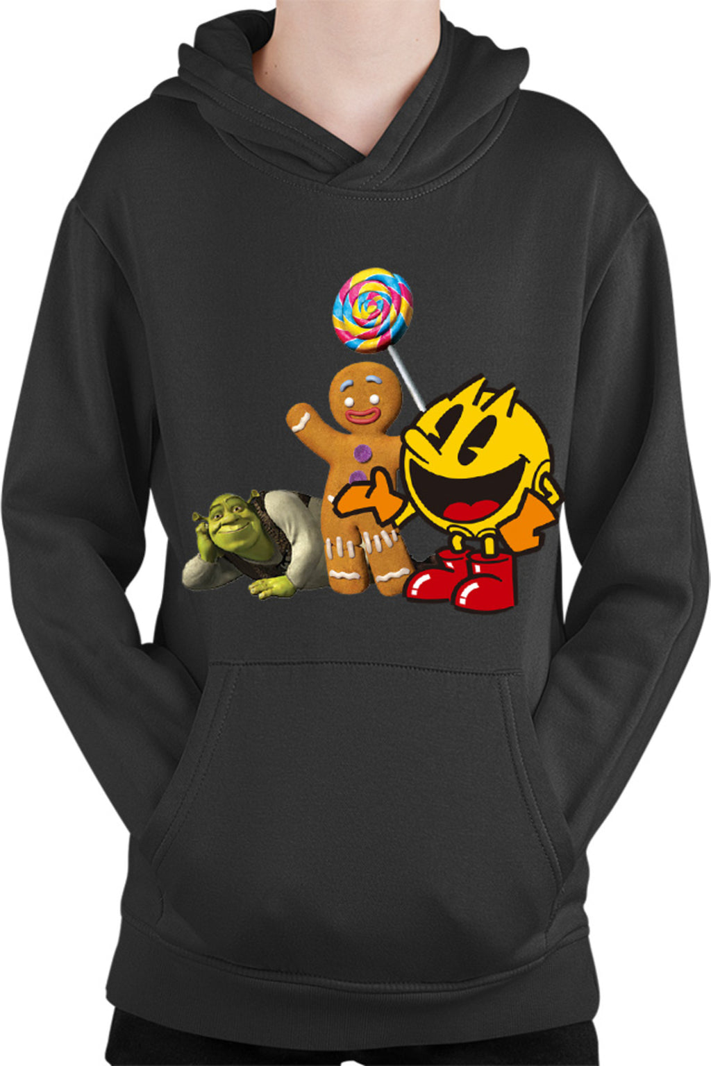 Hanorac copii Pac Man Shrek Cookie Happy