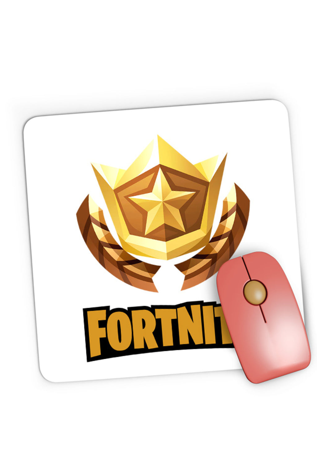 Mousepad Gaming Fortnite Gold Elo Seasons Gameplay Powerful Best Player, 21x19 cm
