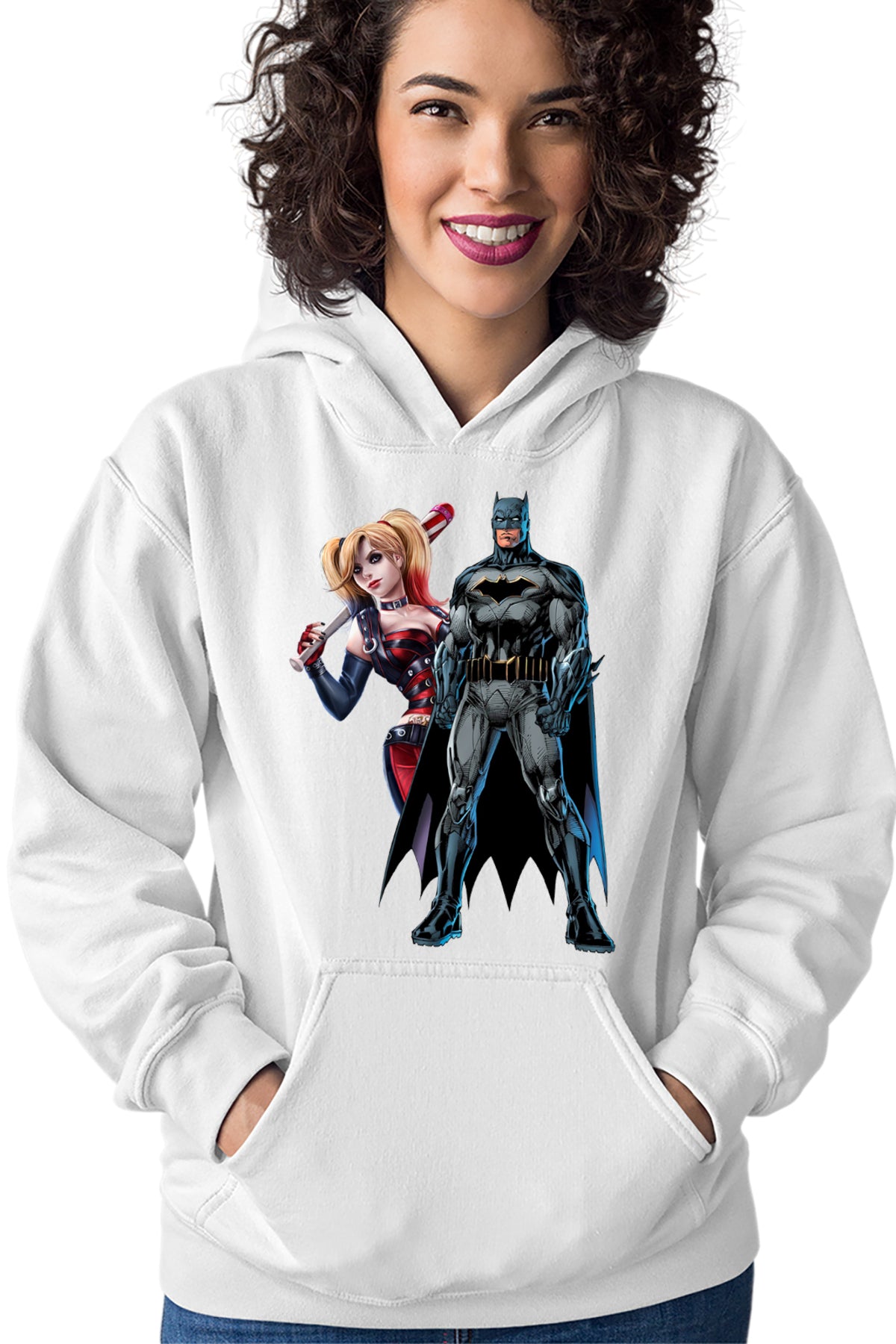 Hanorac dama Batman Harley Quinn Joker Margot Bad Girl