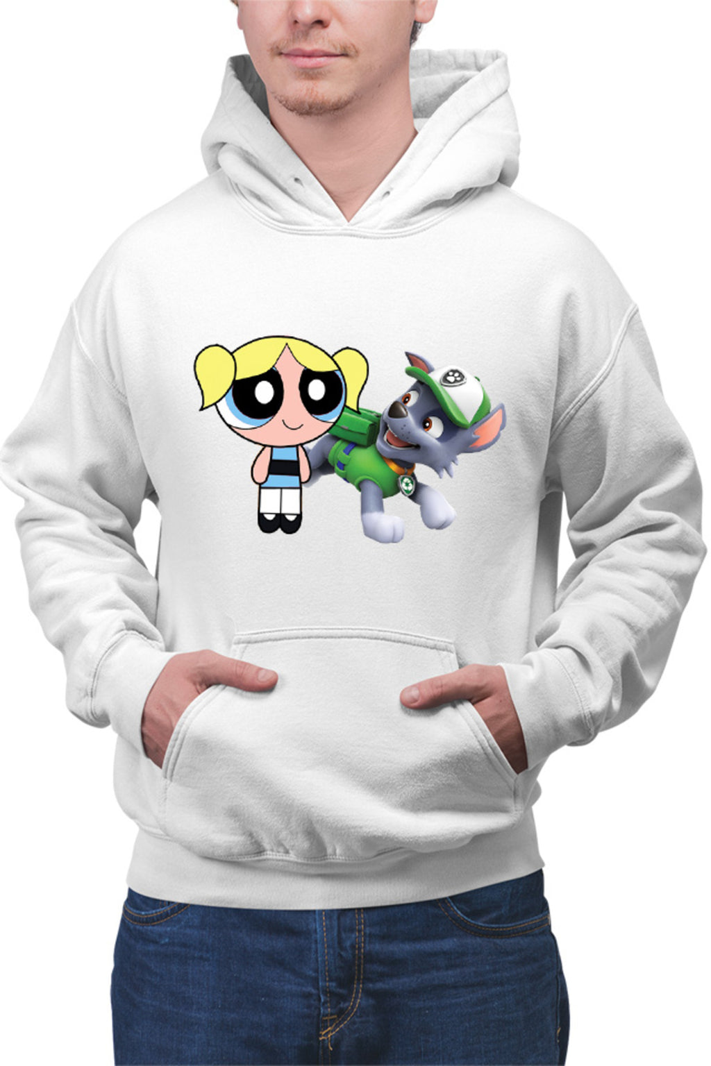 Hanorac barbati The Powerpuff Girls Bubble Paw Patrol Happy