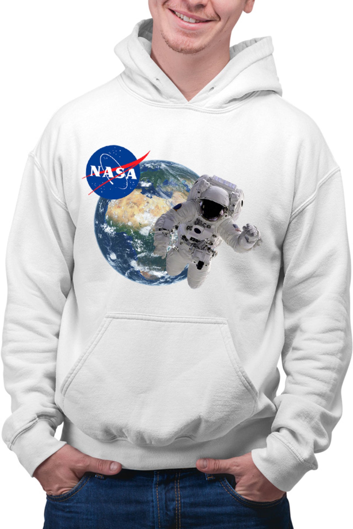 Hanorac barbati NASA Astronaut Earth Planet Universe