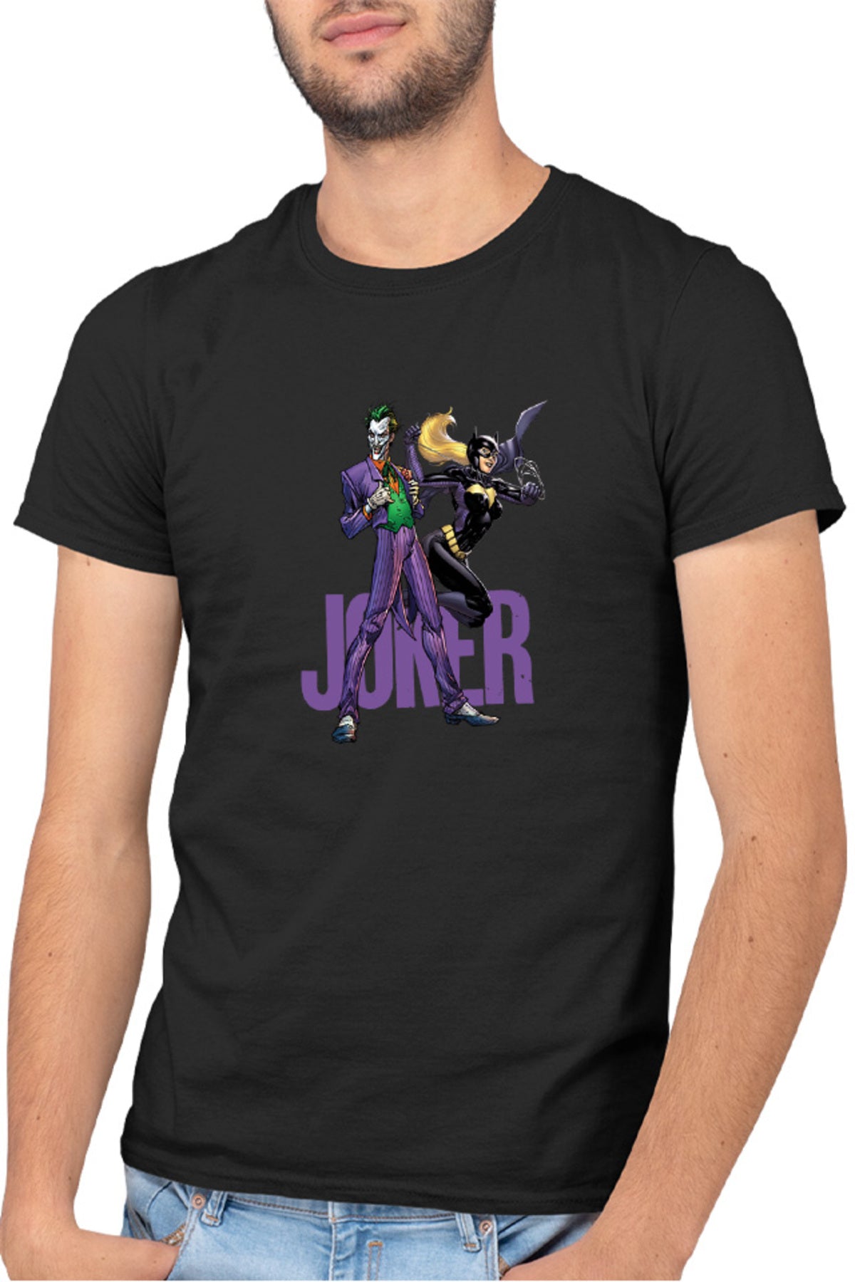 Tricou barbati Joker Batwoman Carneval Story