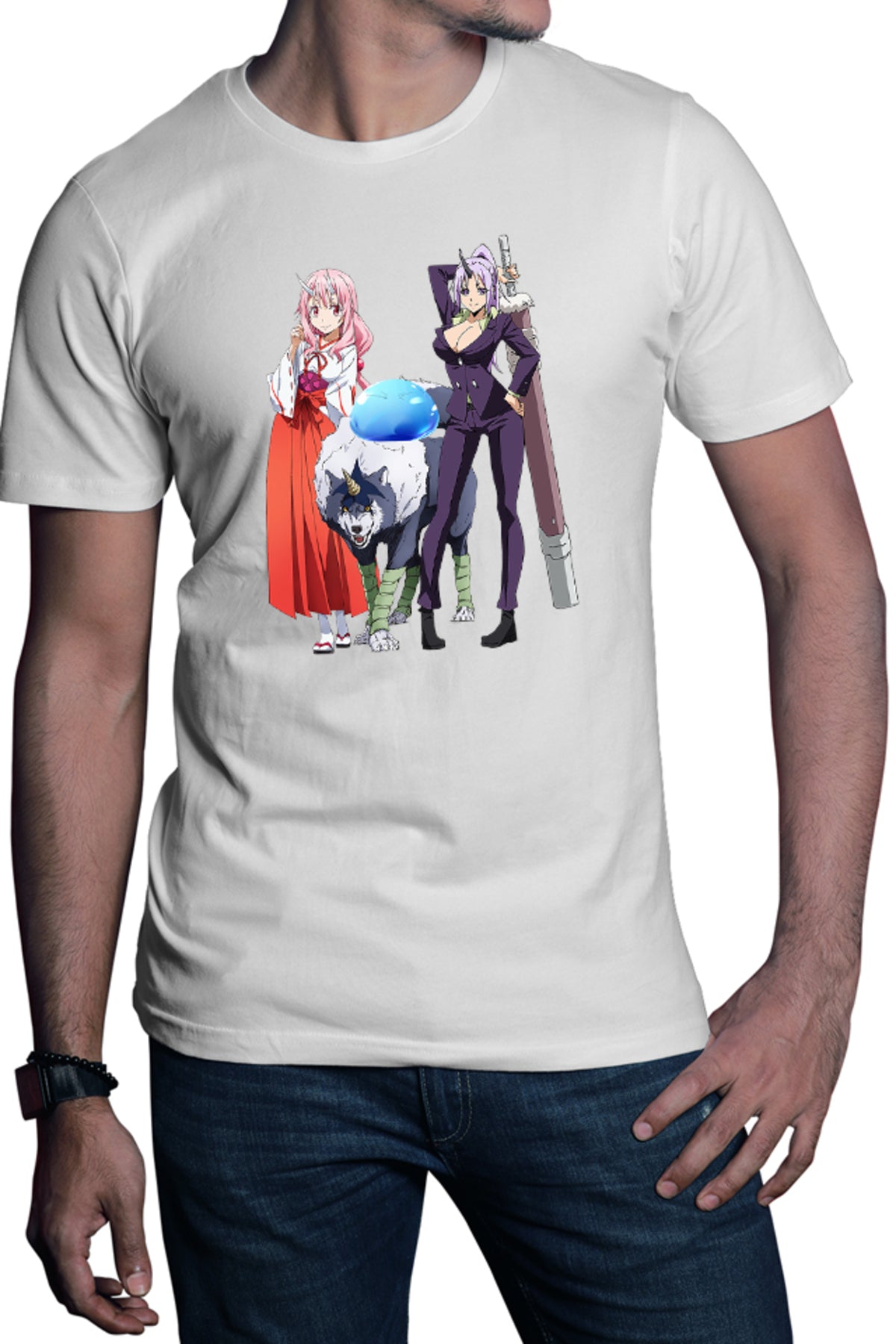 Tricou barbati TenSura Slime Isekai Shuna Ranga Rinmuru Shin Anime