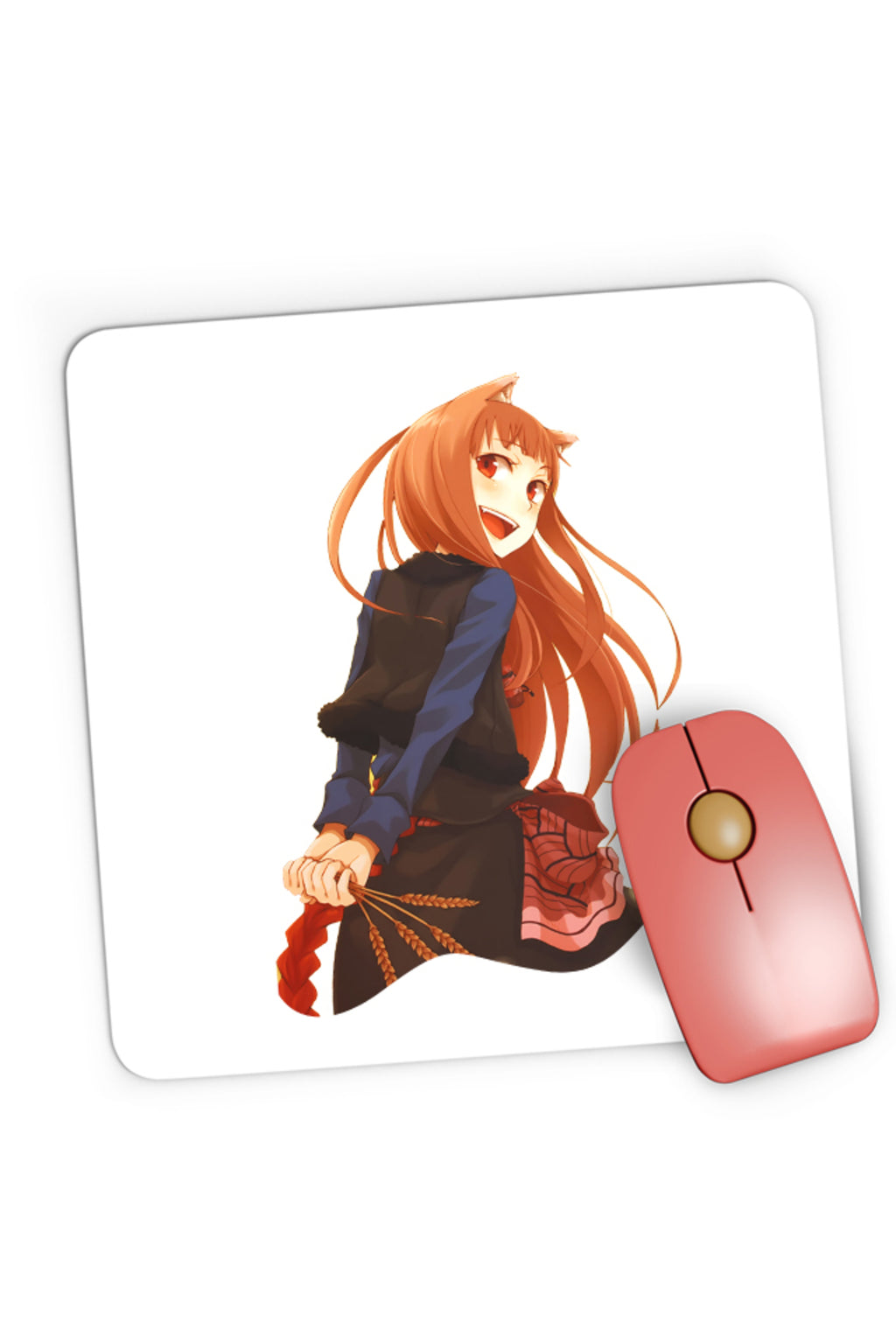 Mousepad Gaming Spice And Wolf Holo Naruto Songoku, 21x19 cm