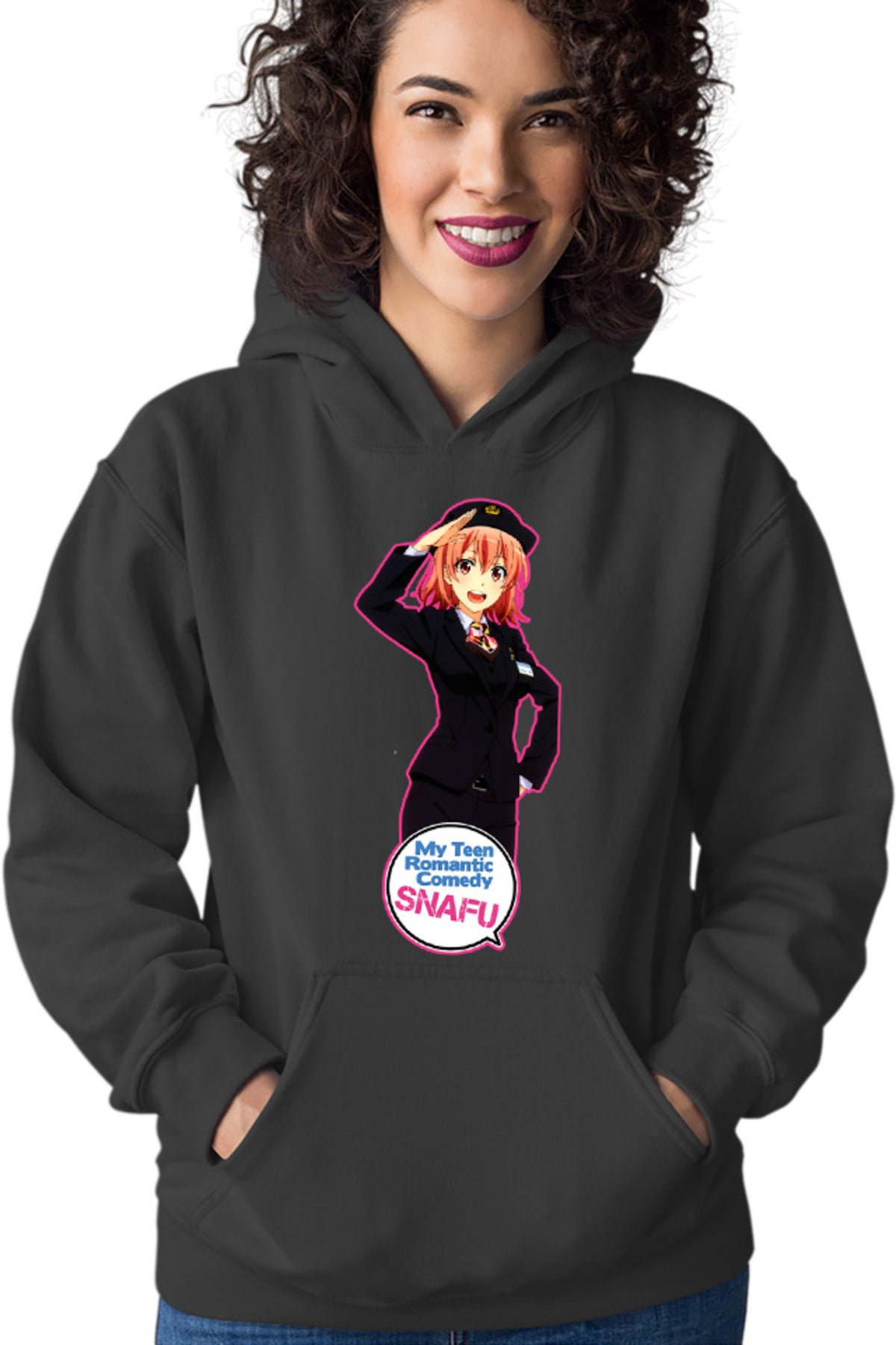 Hanorac dama OreGairu Yui Police School Club Slice of Life