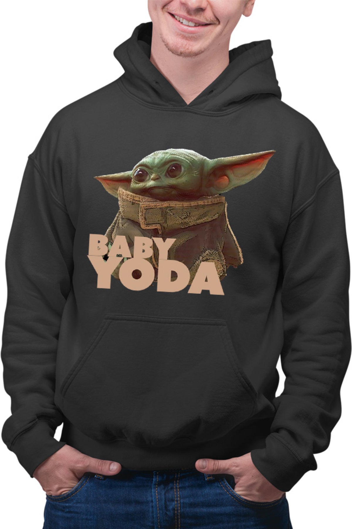 Hanorac barbati Baby Yoda Small Star Wars