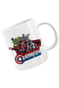 Cana Captain America Hulk Iron Man Catgirl Marvel DC Comics, alba, 330 ml