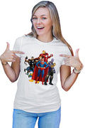 Tricou dama Thor Donald Duck Superman Ironman Thanos Villian Hero Cool