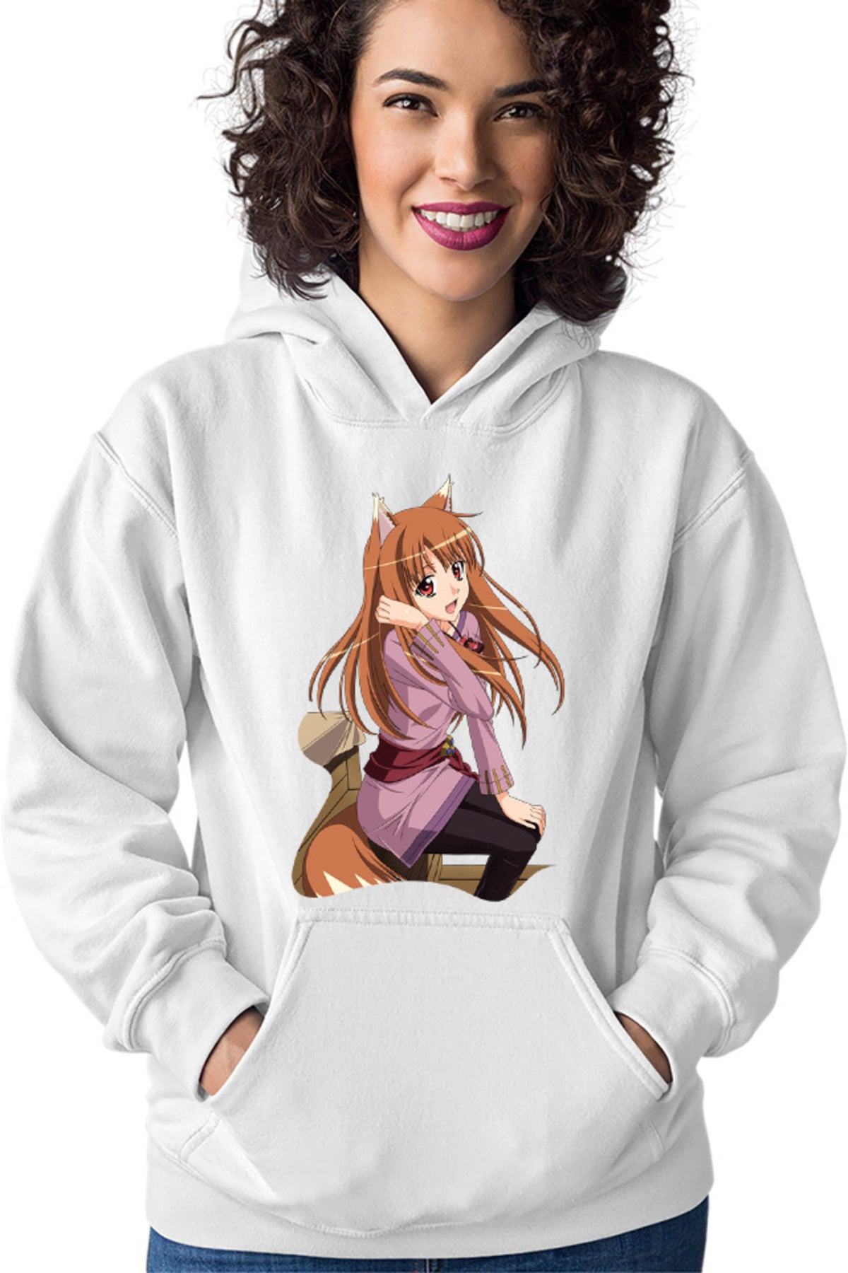 Hanorac dama Spice And Wolf Holo Desene Anime