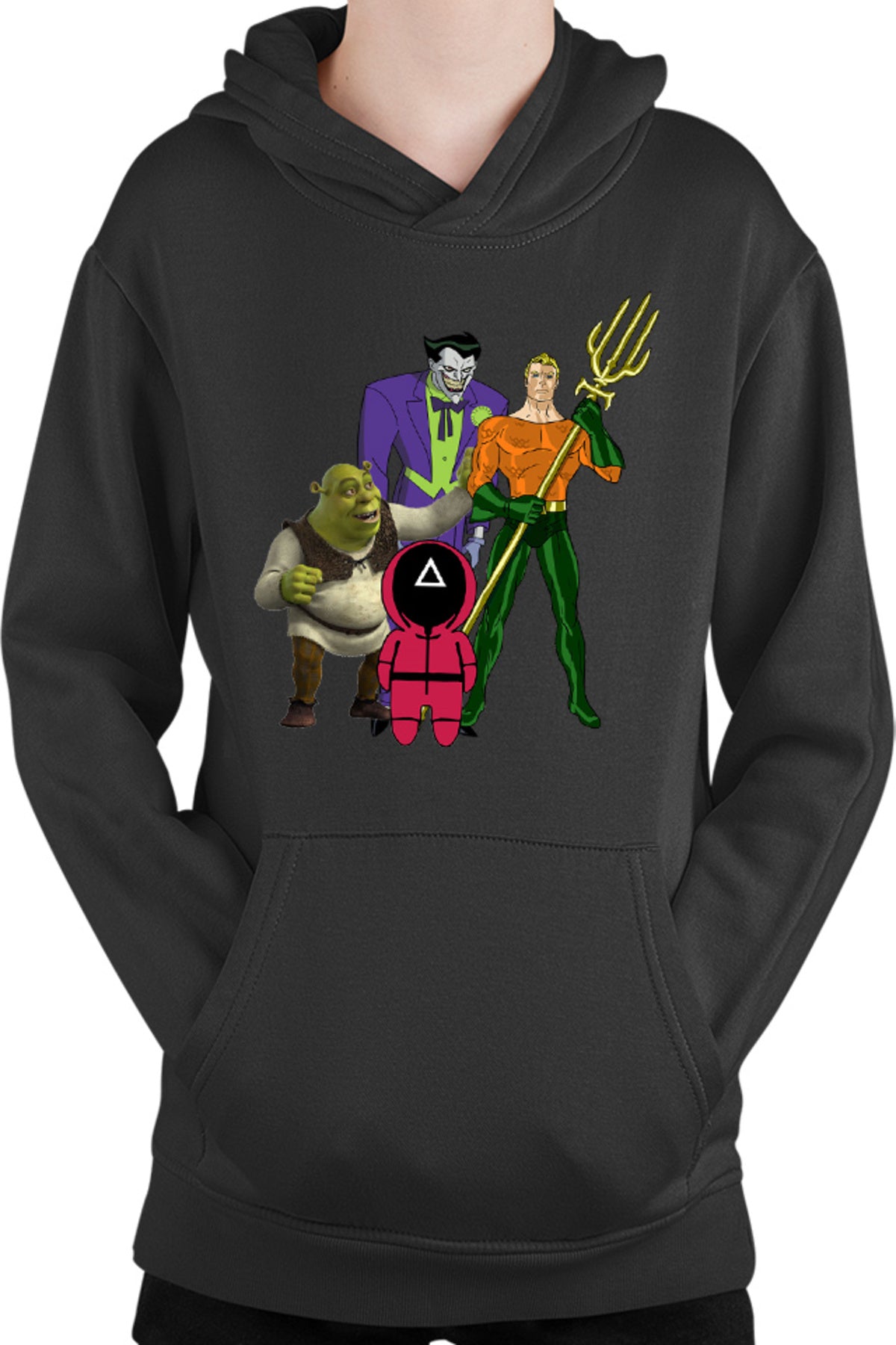 Hanorac copii Aquaman Squid Games Shrek Joker Comics Batman Marvel