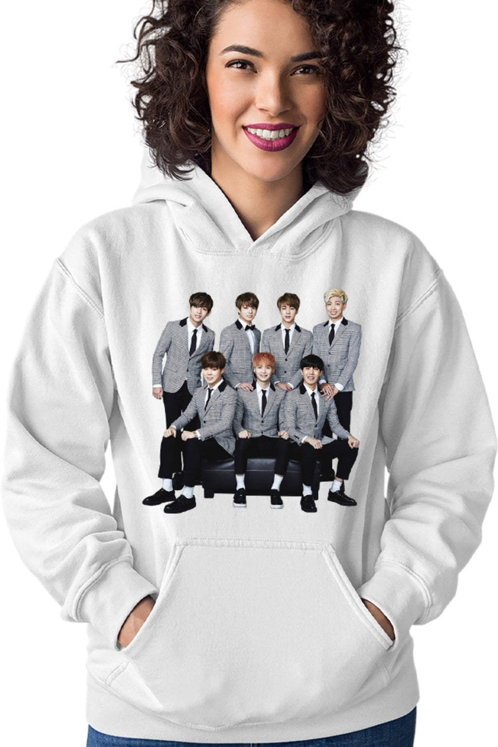 Hanorac dama BTS K-Pop Music Band MTV Winning Award V Jin