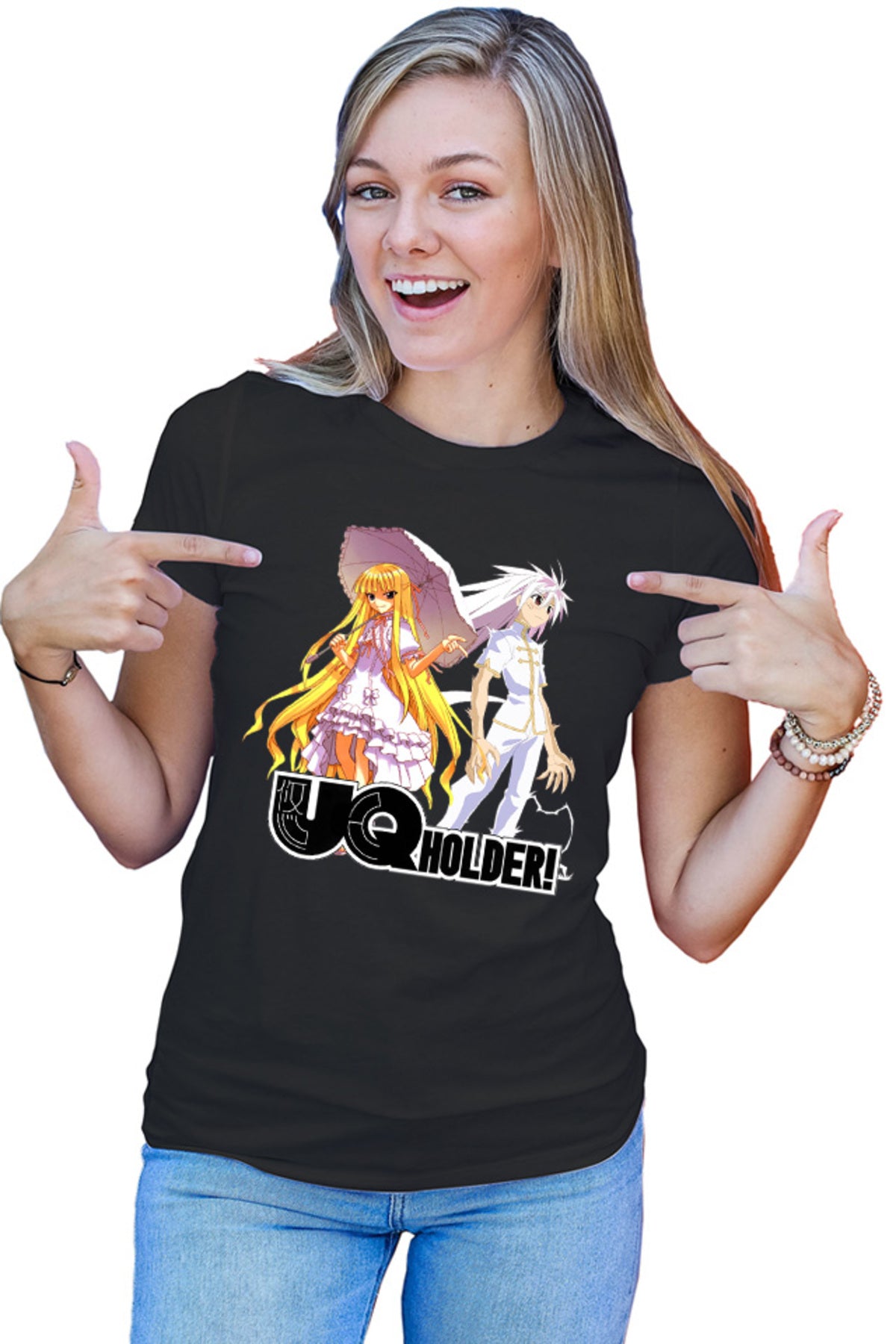 Tricou dama UQ Holder Holder Negi McDowell Monster Animeeater