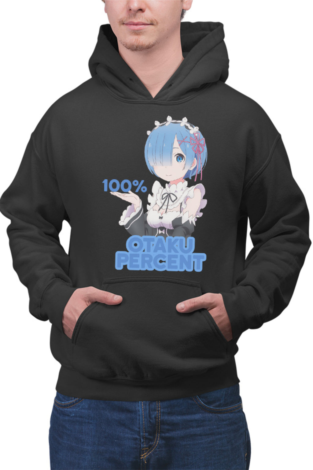 Hanorac barbati Re Zero REM Otaku Percentage Maiden Kawaii Technics
