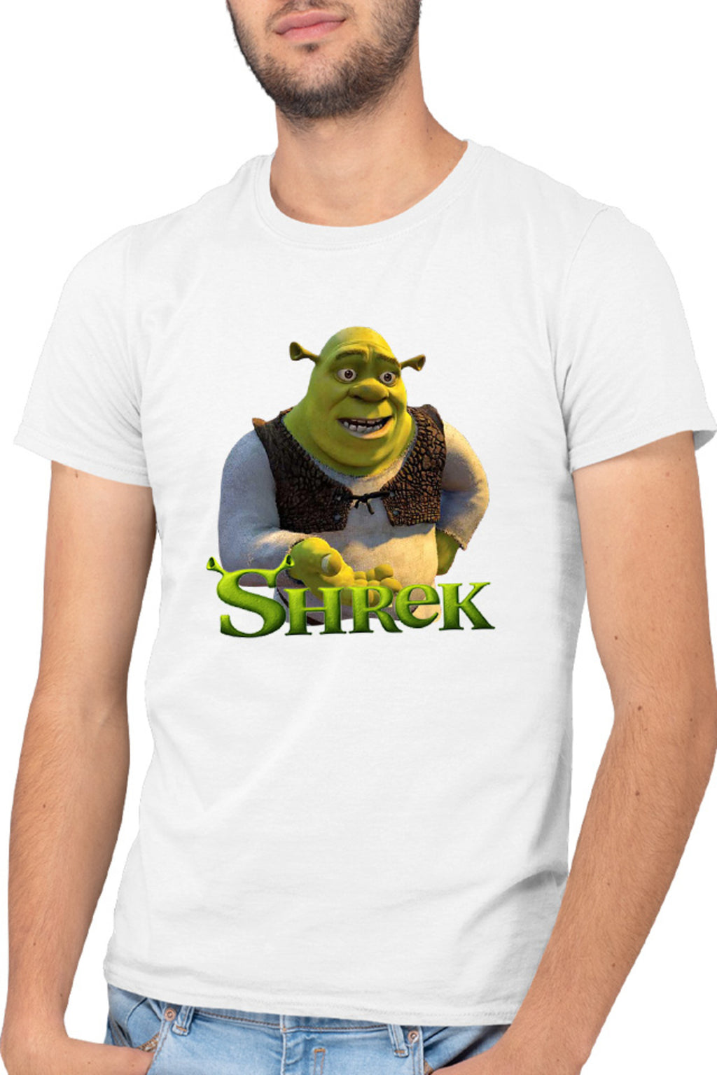Tricou barbati Shrek Logo Monster Orc Medieval