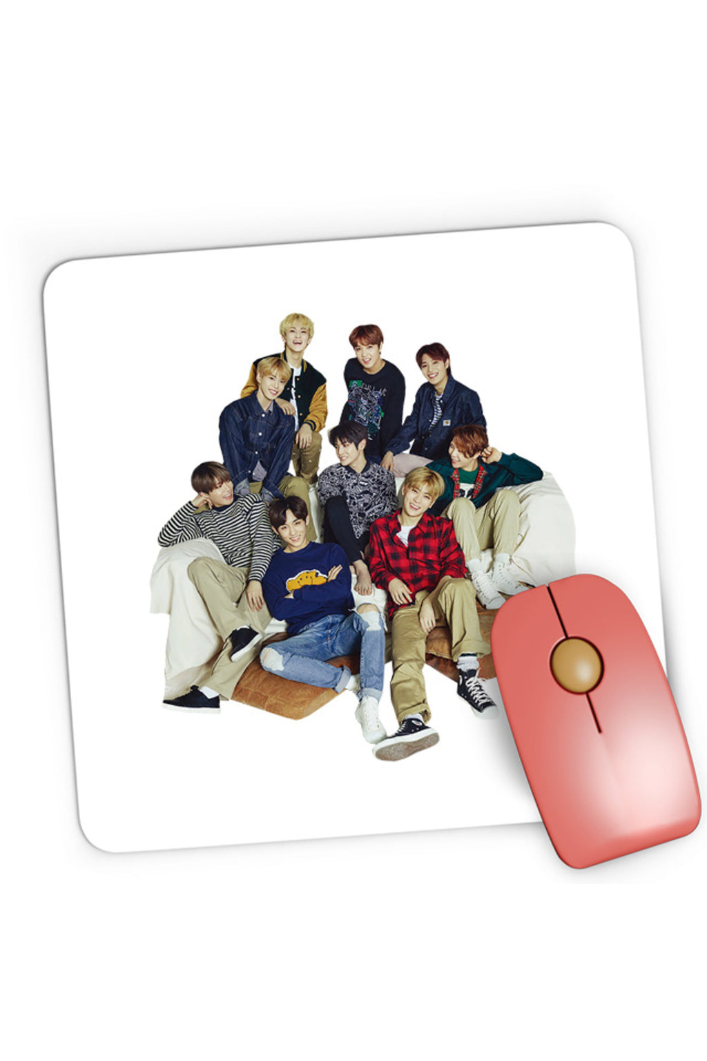 Mousepad Gaming NCT Idols Artist Korean Mark Band Vocals High, 21x19 cm