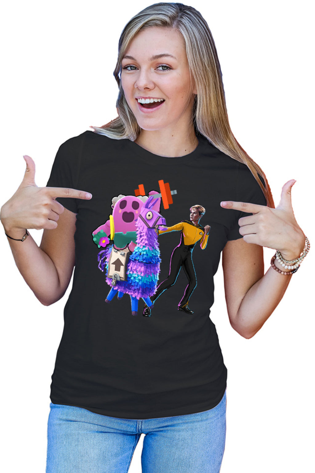 Tricou dama Brawl Stars Lift Hero Trek Fortnite Goat Battleroyale