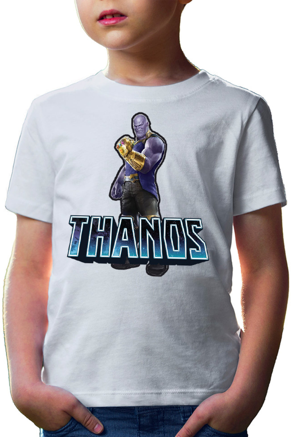 Tricou copii Thanos Moon Titan Infinity Watch Black Order