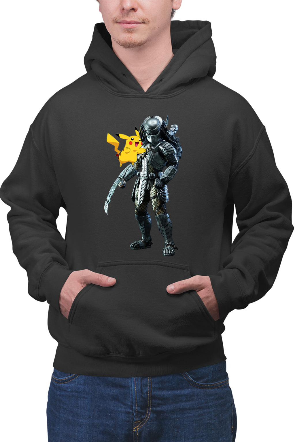 Hanorac barbati Predator Vs Alien Pikachu Pokemon Mania