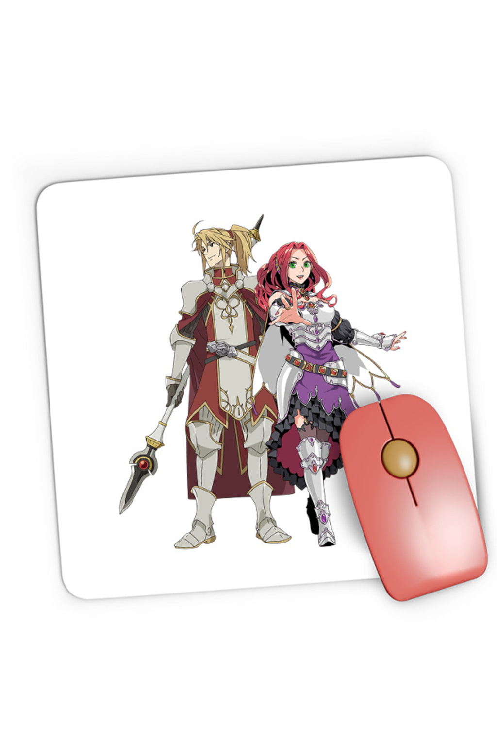 Mousepad Gaming Rising of the Shield Hero Malty Motoyasu Magic Wizard Medieval, 21x19 cm