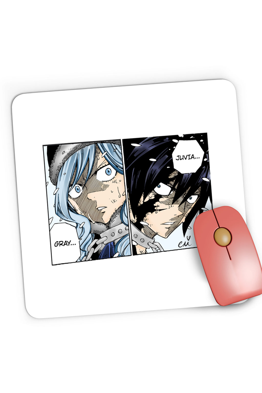 Mousepad Gaming Fairy Tail Otaku Manga Gray, 21x19 cm