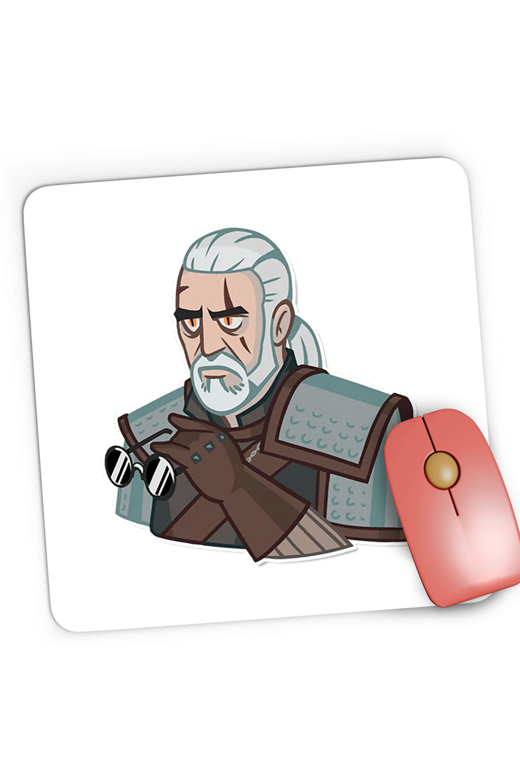 Mousepad Gaming The Witcher Andrzej Sapkowski Wild Hunt Video Game, 21x19 cm