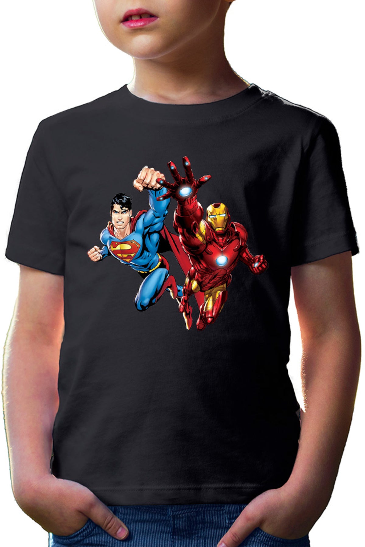 Tricou copii Ironman Superman Power Suit Marvel Comics