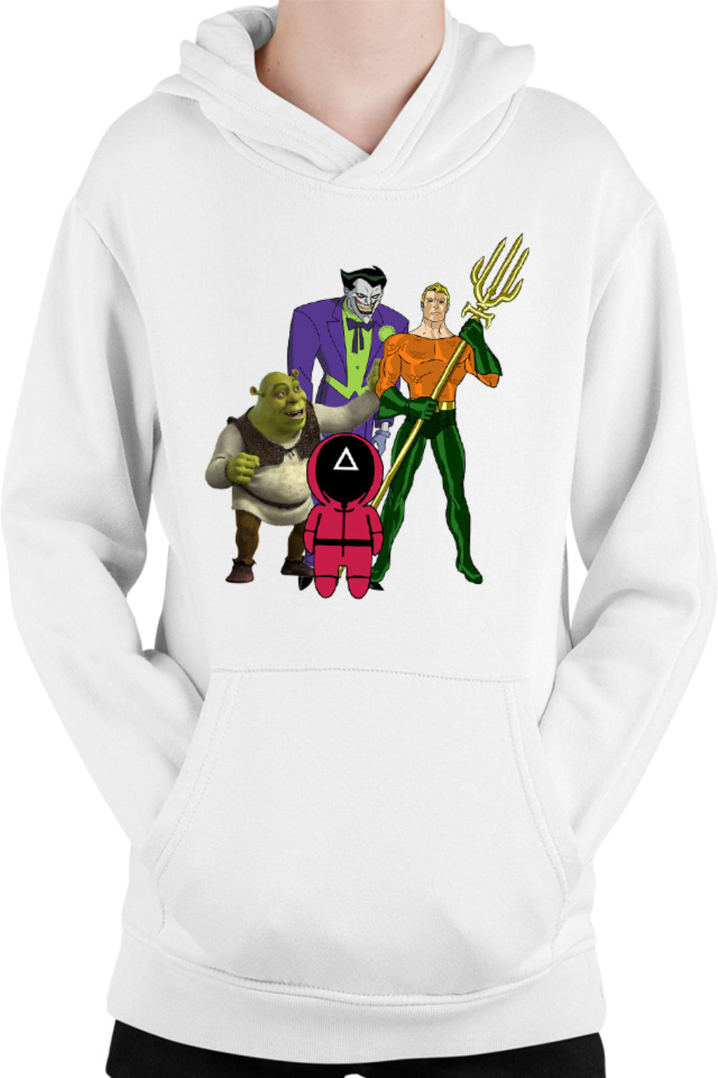 Hanorac copii Aquaman Squid Games Shrek Joker Comics Batman Marvel