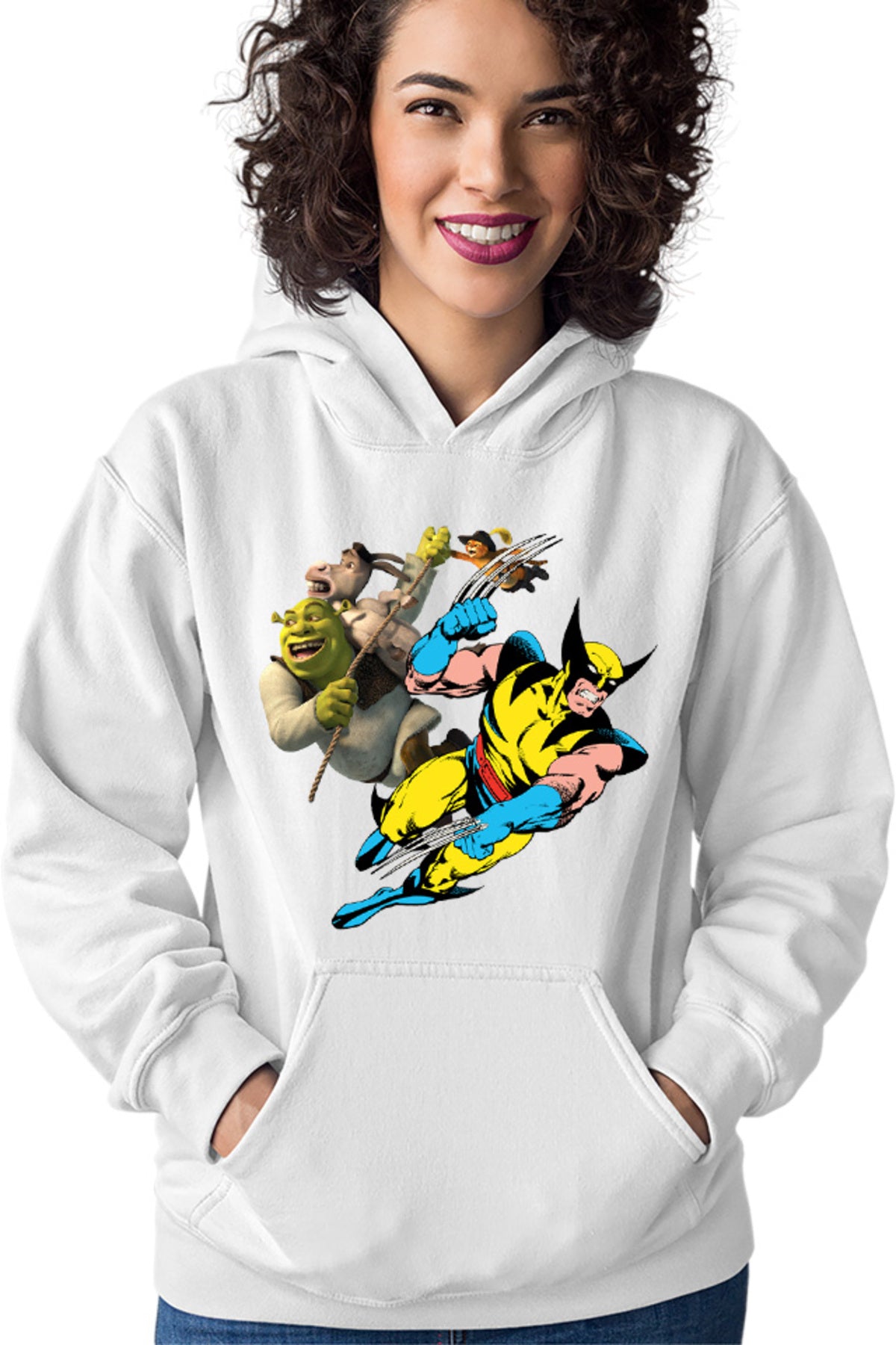 Hanorac dama Wolverine Shrek Rope Marvel DC