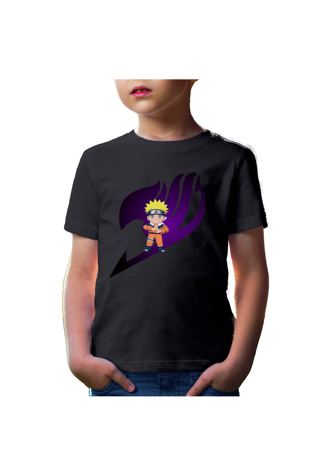 Tricou copii Fairy Tail Logo Emblem Naruto Chibi