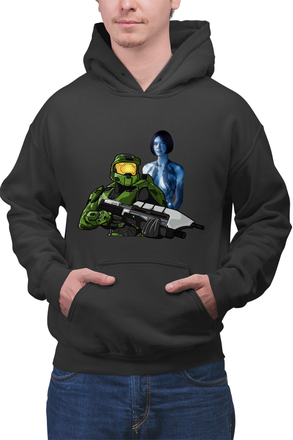 Hanorac barbati Halo The Master Chief Spartan Cortana Guardian