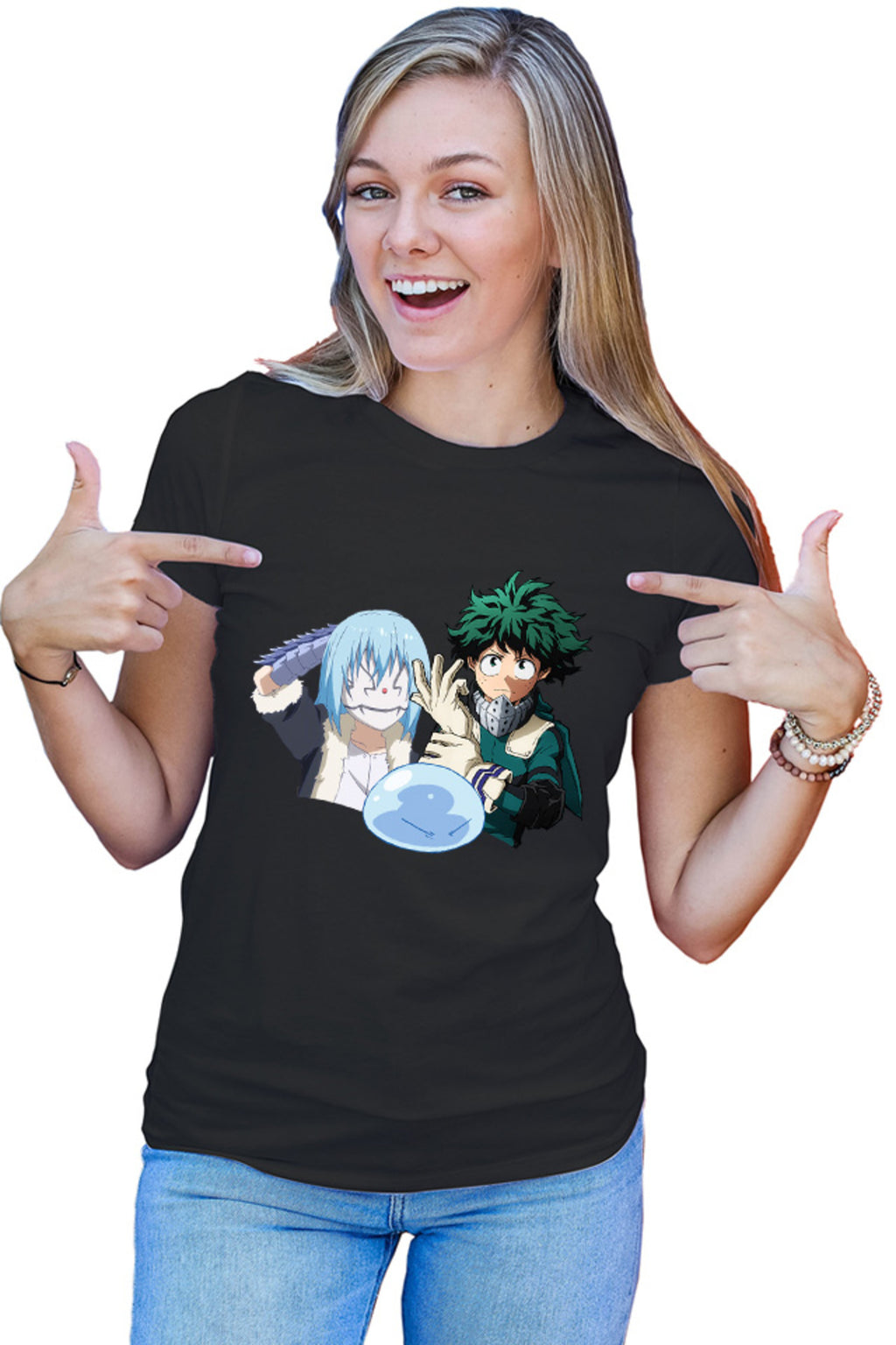 Tricou dama TenSura Hero Academia Eren Attack on Titan Rinmuru