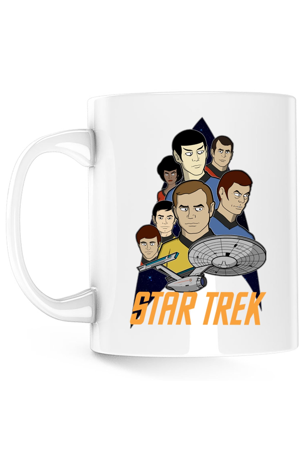 Cana Star Trek Animated Series Desene SF Spock, alba, 330 ml